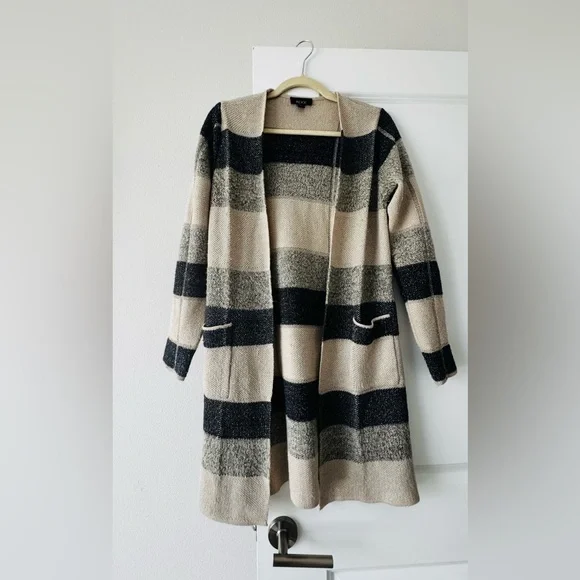 Alyx Beige and Black Striped Cardigan - Picture 6 of 7